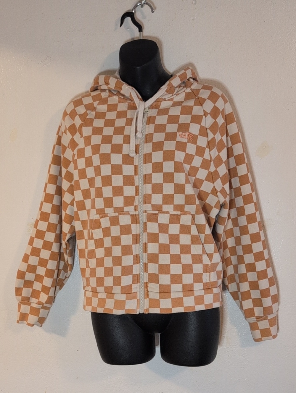 VANS Orange & White Unisex Hoodie